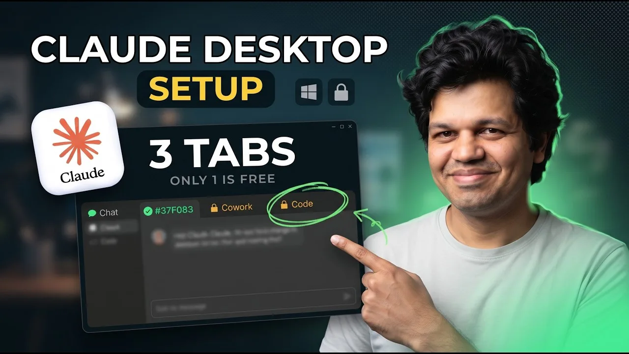 Video of How To Install Claude Desktop on Windows (Full Setup, Step by Step)